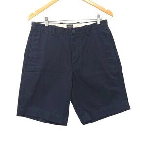 J Crew Broken In Chino Shorts Mens‎ 30 Blue 9" Inseam Preppy Classic Casual NWOT